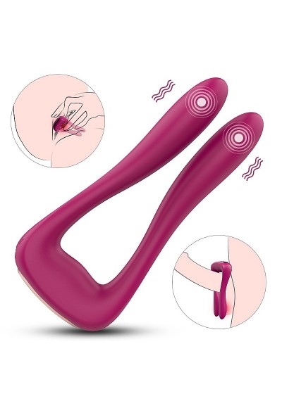 Massageador de Ponto G, clitoris e Anel Peniano